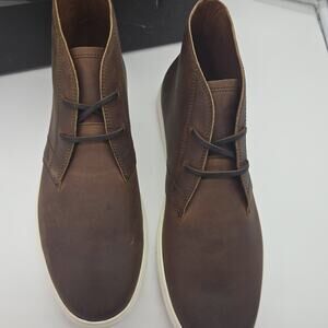 Frye Astor Chukka Boots Italian Leather Size 11.5 NEW Distressed Brown Moto Grun